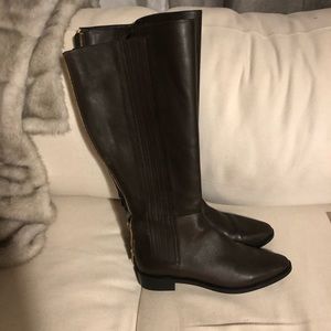 Calvin Klein knee-high Leather boots